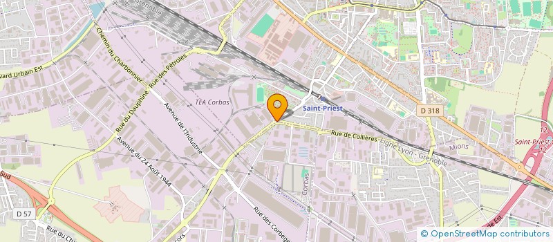 localisation de l'entreprise SCI LUC ET STEVE  SAINT-PRIEST