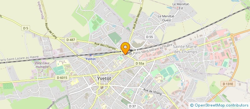 localisation de l'entreprise SCI LUC INVEST  YVETOT