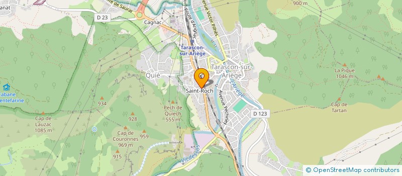 localisation de l'entreprise SCI LUC YVAN à TARASCON-SUR-ARIEGE