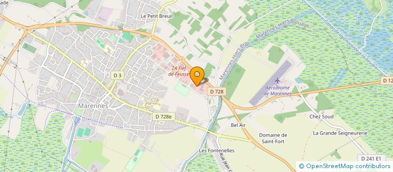 localisation de l'entreprise SCI LUCA 2417  MARENNES-HIERS-BROUAGE