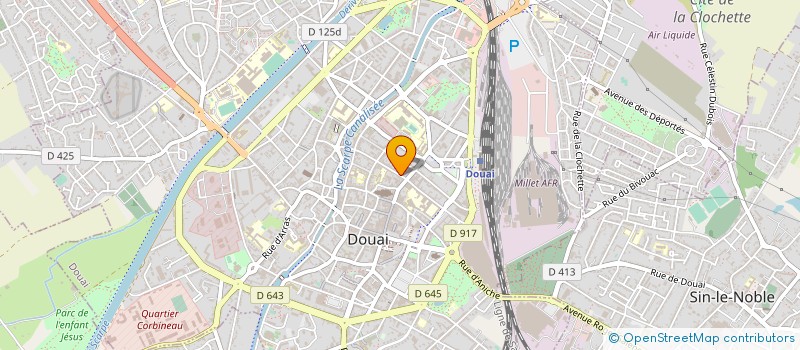 localisation de l'entreprise SCI LUCA  DOUAI