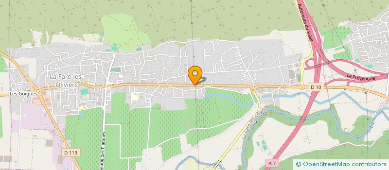 localisation de l'entreprise SCI LUCA  LA FARE-LES-OLIVIERS