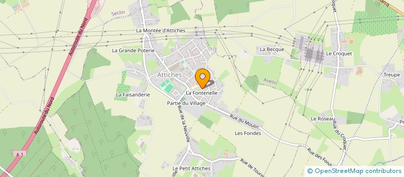 localisation de l'entreprise SCI LUCA  ATTICHES