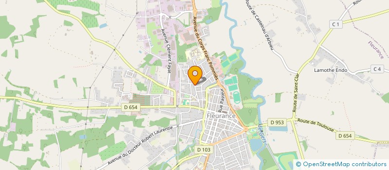 localisation de l'entreprise SCI LUCA  FLEURANCE