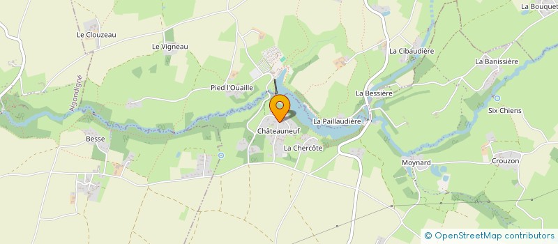 localisation de l'entreprise SCI LUCA  BEAUSSAIS-VITRE