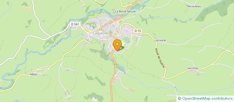 localisation de l'entreprise SCI LUCA  LAGUIOLE