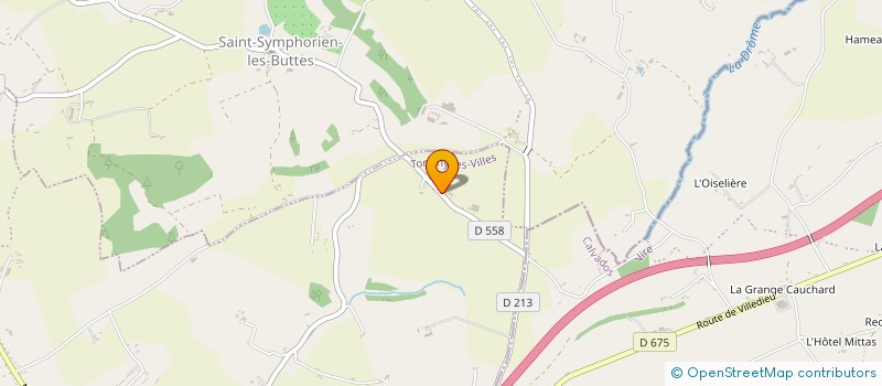 localisation de l'entreprise SCI LUCA  TORIGNY-LES-VILLES