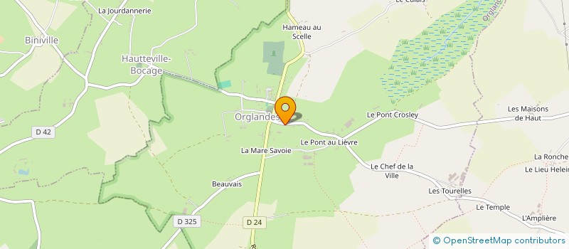 localisation de l'entreprise SCI LUCA  ORGLANDES