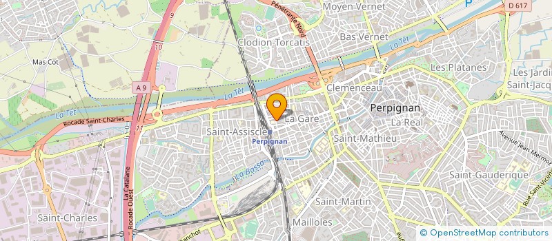 localisation de l'entreprise SCI LUCA'S  PERPIGNAN