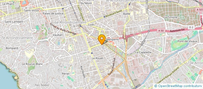 localisation de l'entreprise SCI LUCAD à MARSEILLE