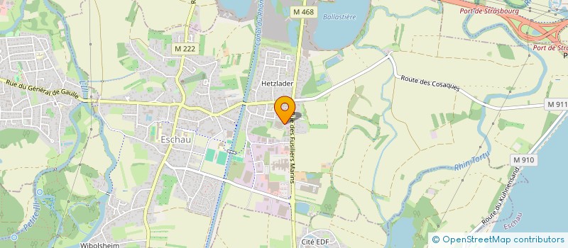 localisation de l'entreprise SCI LUCAD  ESCHAU