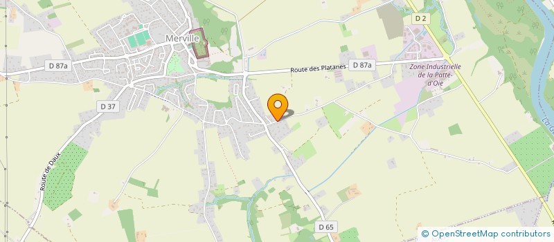 localisation de l'entreprise SCI LUCADEL  MERVILLE