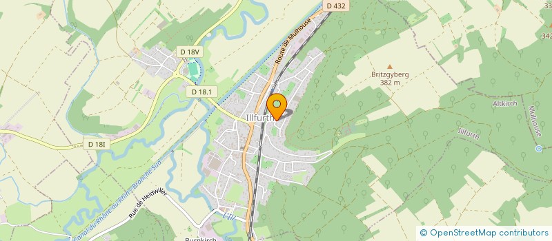 localisation de l'entreprise SCI LUCALEX  ILLFURTH