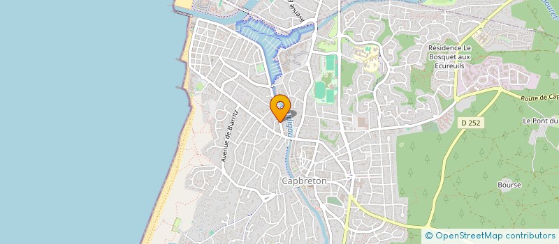 localisation de l'entreprise SCI LUCAMALOU à CAPBRETON