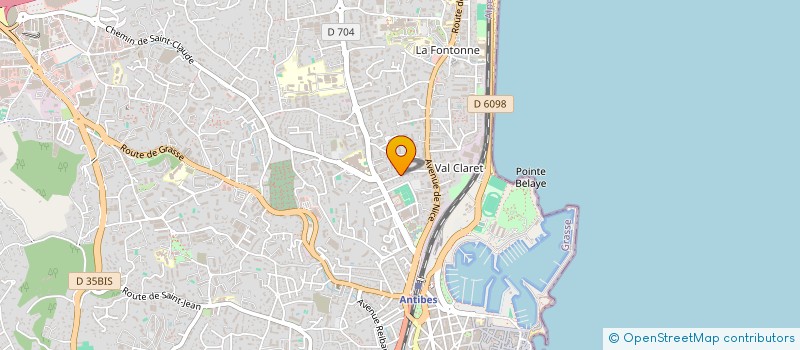 localisation de l'entreprise SCI LUCAMAR à ANTIBES
