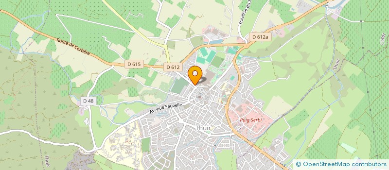 localisation de l'entreprise SCI LUCAMAT  THUIR