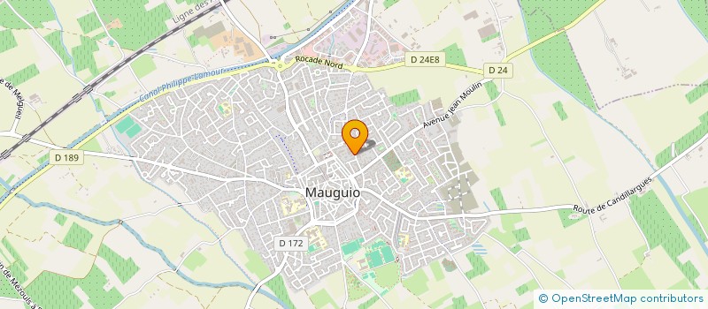 localisation de l'entreprise SCI LUCAMATT  VAUVERT