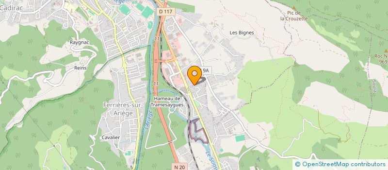 localisation de l'entreprise SCI LUCAMAURY à FOIX