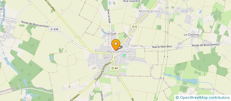localisation de l'entreprise SCI LUCANA à BOISCOMMUN