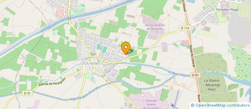 localisation de l'entreprise SCI LUCANA  TORREILLES