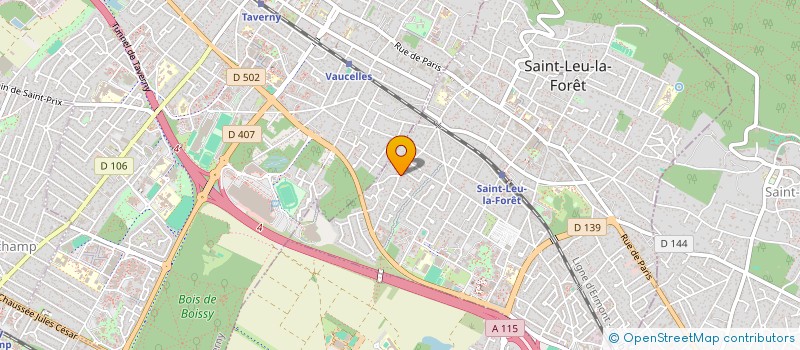 localisation de l'entreprise SCI LUCANA  SAINT-LEU-LA-FORET