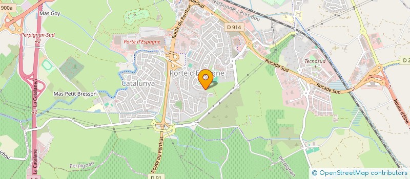 localisation de l'entreprise SCI LUCANIE  PERPIGNAN