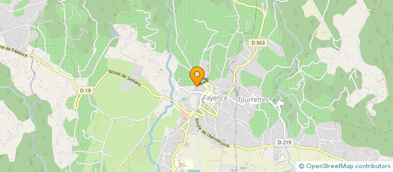 localisation de l'entreprise SCI LUCANIE  FAYENCE