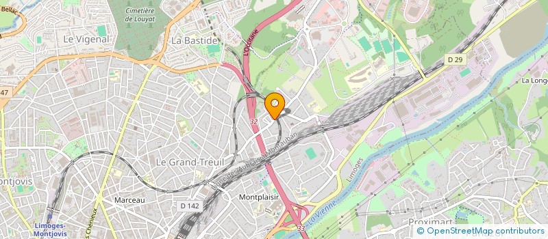 localisation de l'entreprise SCI LUCAP à LIMOGES
