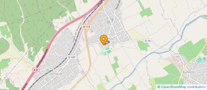 localisation de l'entreprise SCI LUCAR  BERNIS