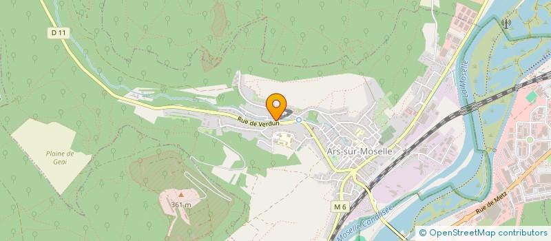 localisation de l'entreprise SCI LUCARTHUR  ARS-SUR-MOSELLE