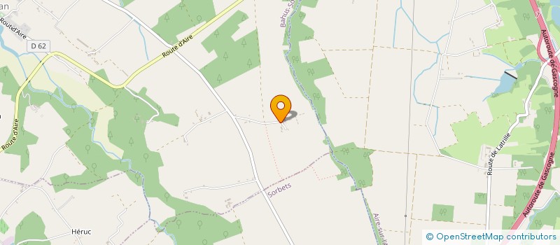 localisation de l'entreprise SCI LUCAS  BAHUS-SOUBIRAN