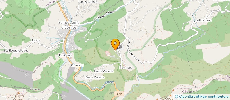 localisation de l'entreprise SCI LUCAS  EVENOS