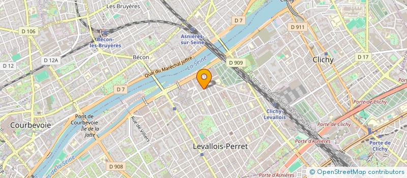 localisation de l'entreprise SCI LUCAS 41 à LEVALLOIS-PERRET
