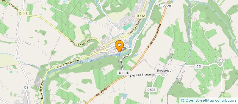 localisation de l'entreprise SCI LUCAS  VIANNE