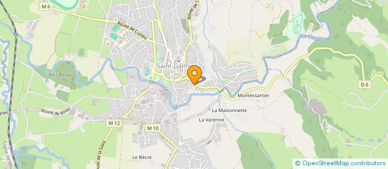 localisation de l'entreprise SCI LUCAS  SAINT-GALMIER