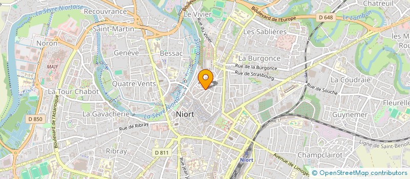 localisation de l'entreprise SCI LUCAS à NIORT