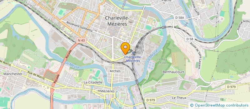 localisation de l'entreprise SCI LUCAS à CHARLEVILLE-MEZIERES