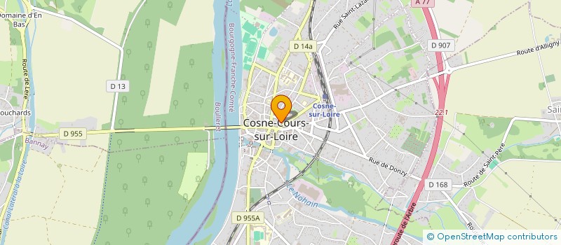 localisation de l'entreprise SCI LUCAS à COSNE-COURS-SUR-LOIRE