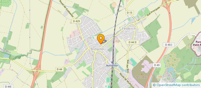 localisation de l'entreprise SCI LUCAS  BOLLWILLER