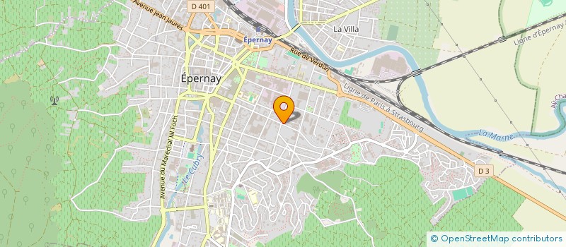 localisation de l'entreprise SCI LUCAS  EPERNAY