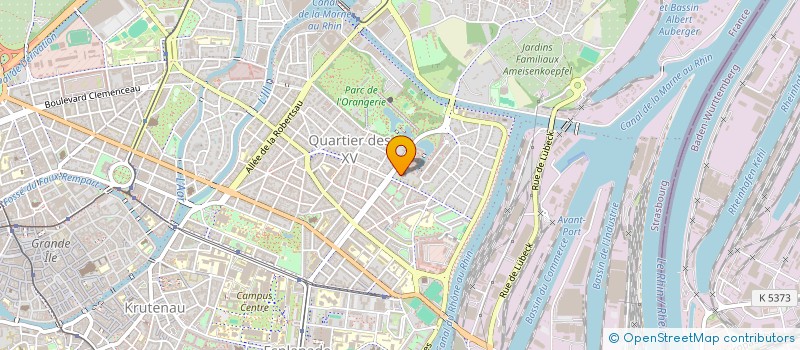 localisation de l'entreprise SCI LUCAS  STRASBOURG