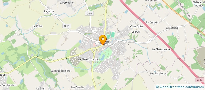 localisation de l'entreprise SCI LUCAS  LE BIGNON