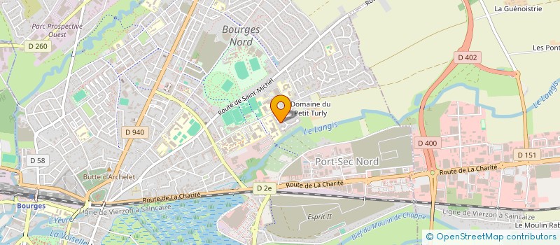 localisation de l'entreprise SCI LUCAS  BOURGES