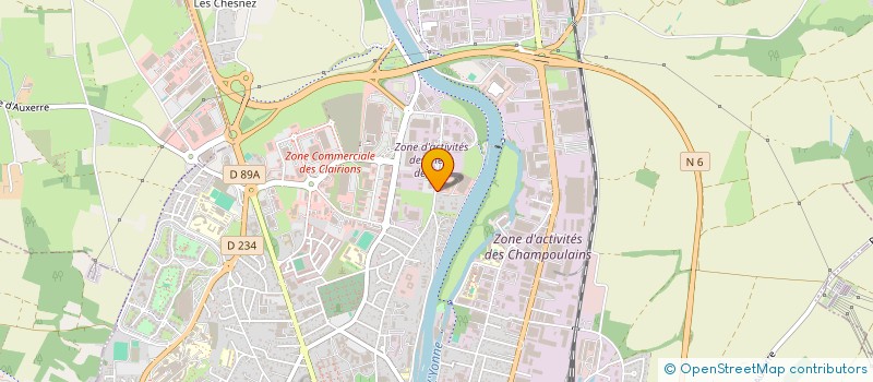 localisation de l'entreprise SCI LUCAS à AUXERRE
