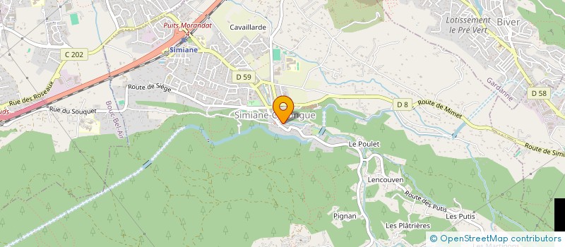 localisation de l'entreprise SCI LUCAS  SIMIANE-COLLONGUE