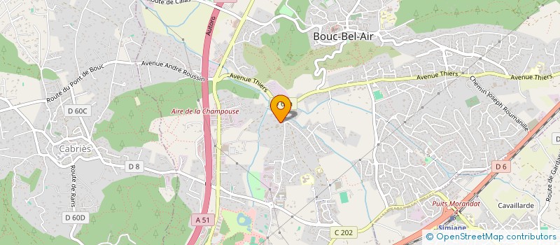 localisation de l'entreprise SCI LUCAS à BOUC-BEL-AIR