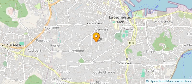 localisation de l'entreprise SCI LUCAS à LA SEYNE-SUR-MER