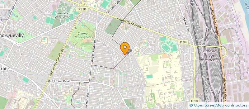 localisation de l'entreprise SCI LUCAS  SOTTEVILLE-LES-ROUEN