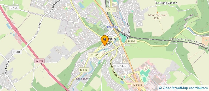 localisation de l'entreprise SCI LUCAS  BARENTIN