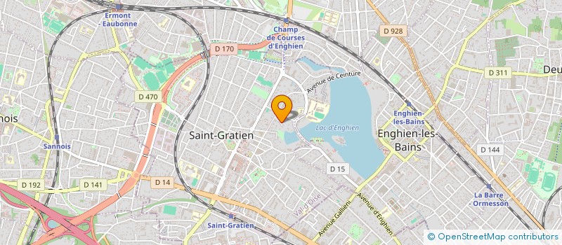 localisation de l'entreprise SCI LUCAS  SAINT-GRATIEN